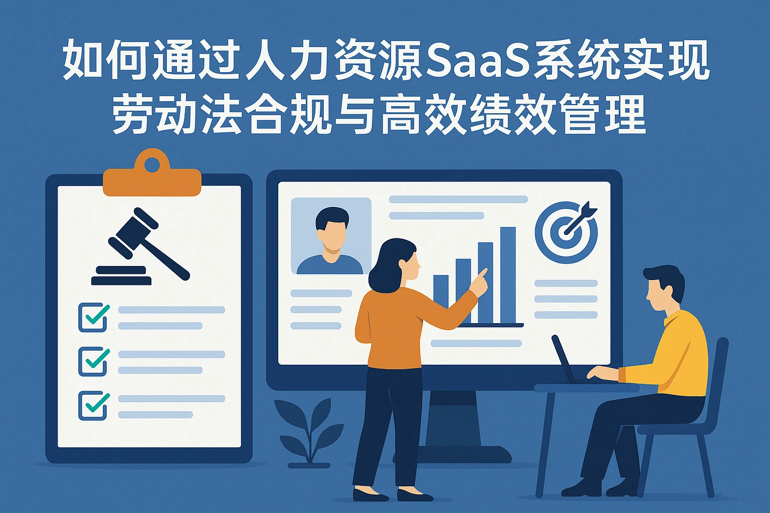 如何通过人力资源SaaS系统实现劳动法合规与高效绩效管理