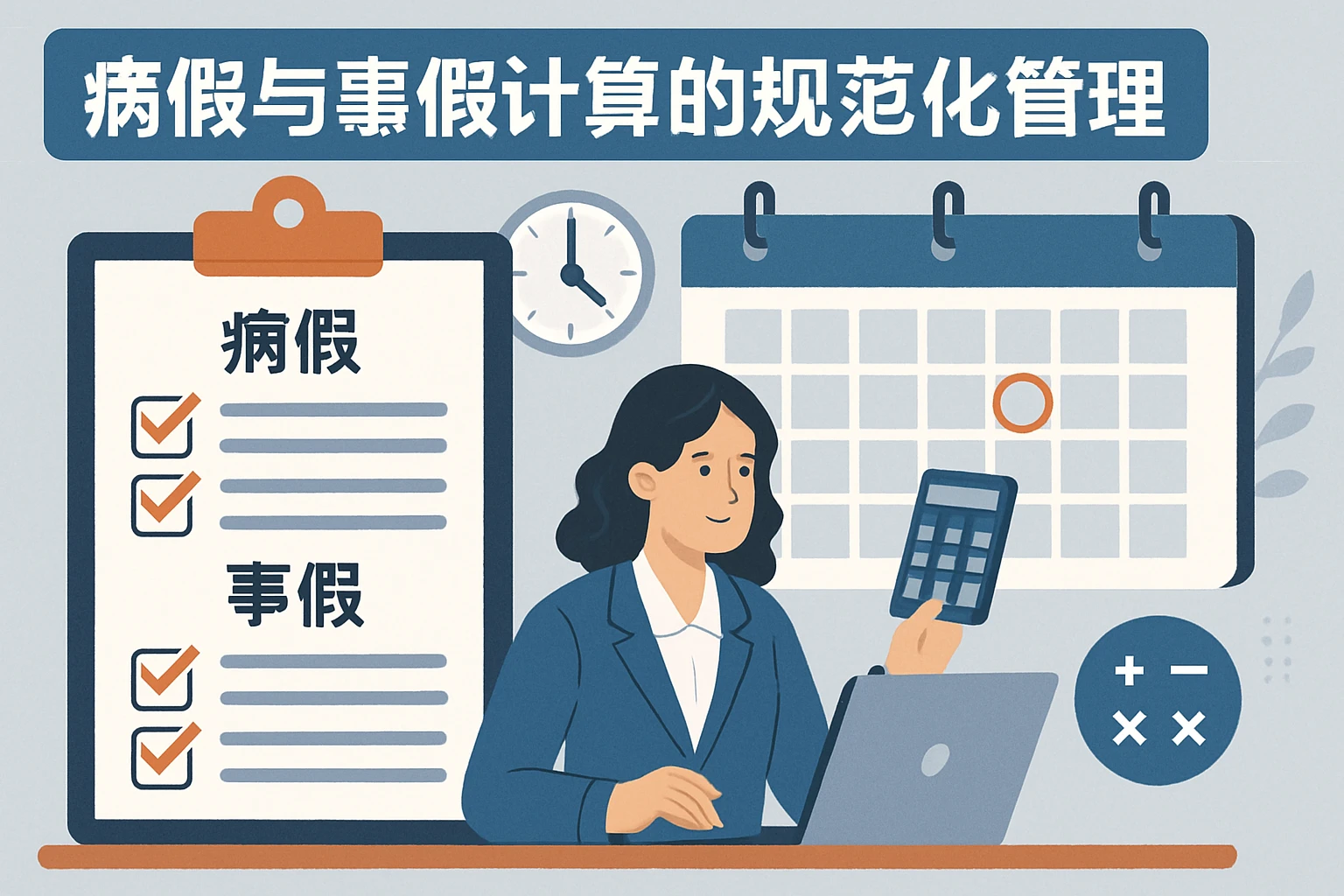 病假与事假计算的规范化管理