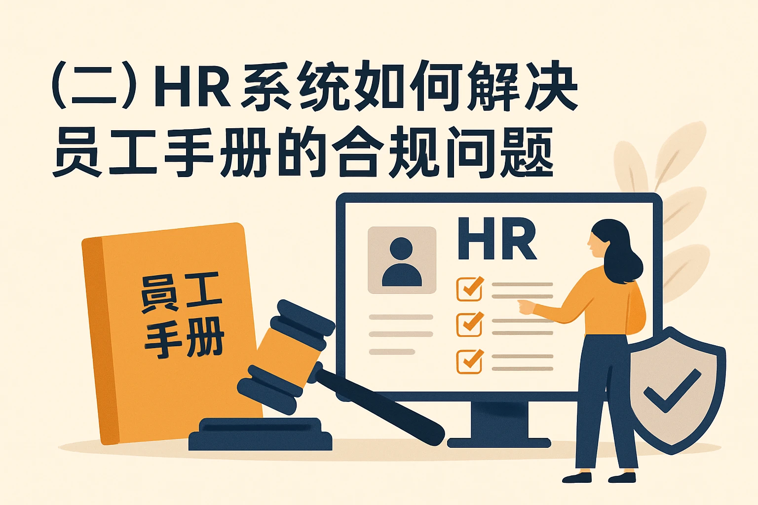 (二)HR系统如何解决员工手册的合规问题