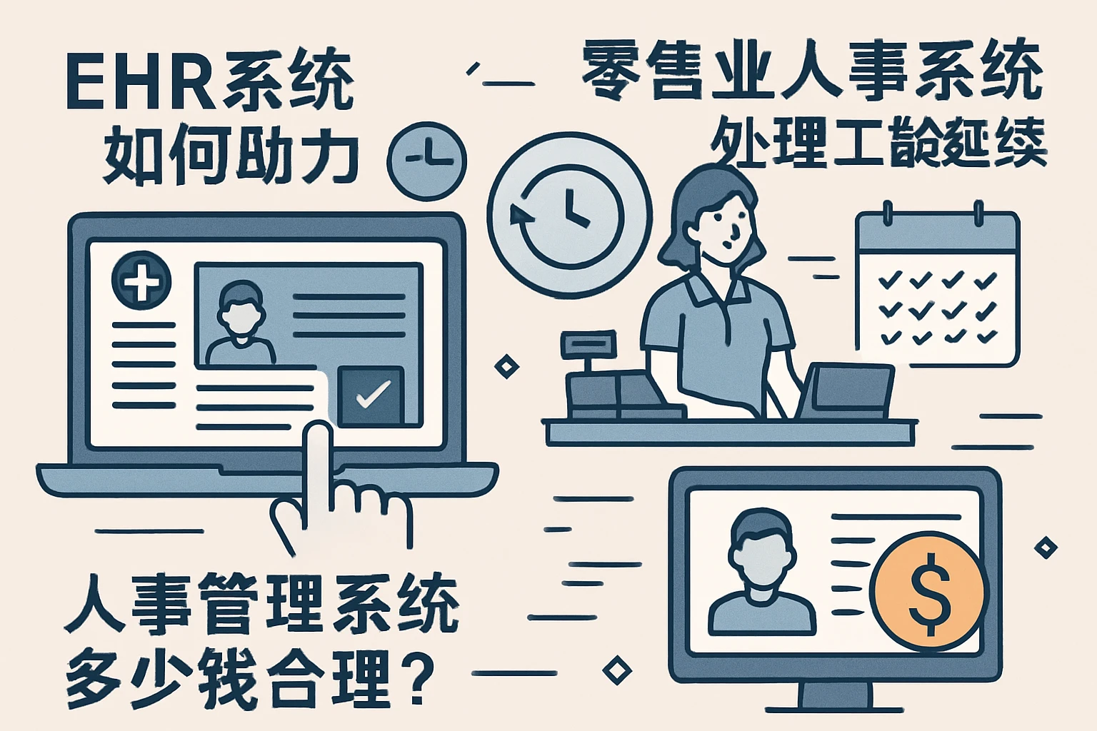 ehr系统如何助力零售业人事系统处理工龄延续，人事管理系统多少钱合理