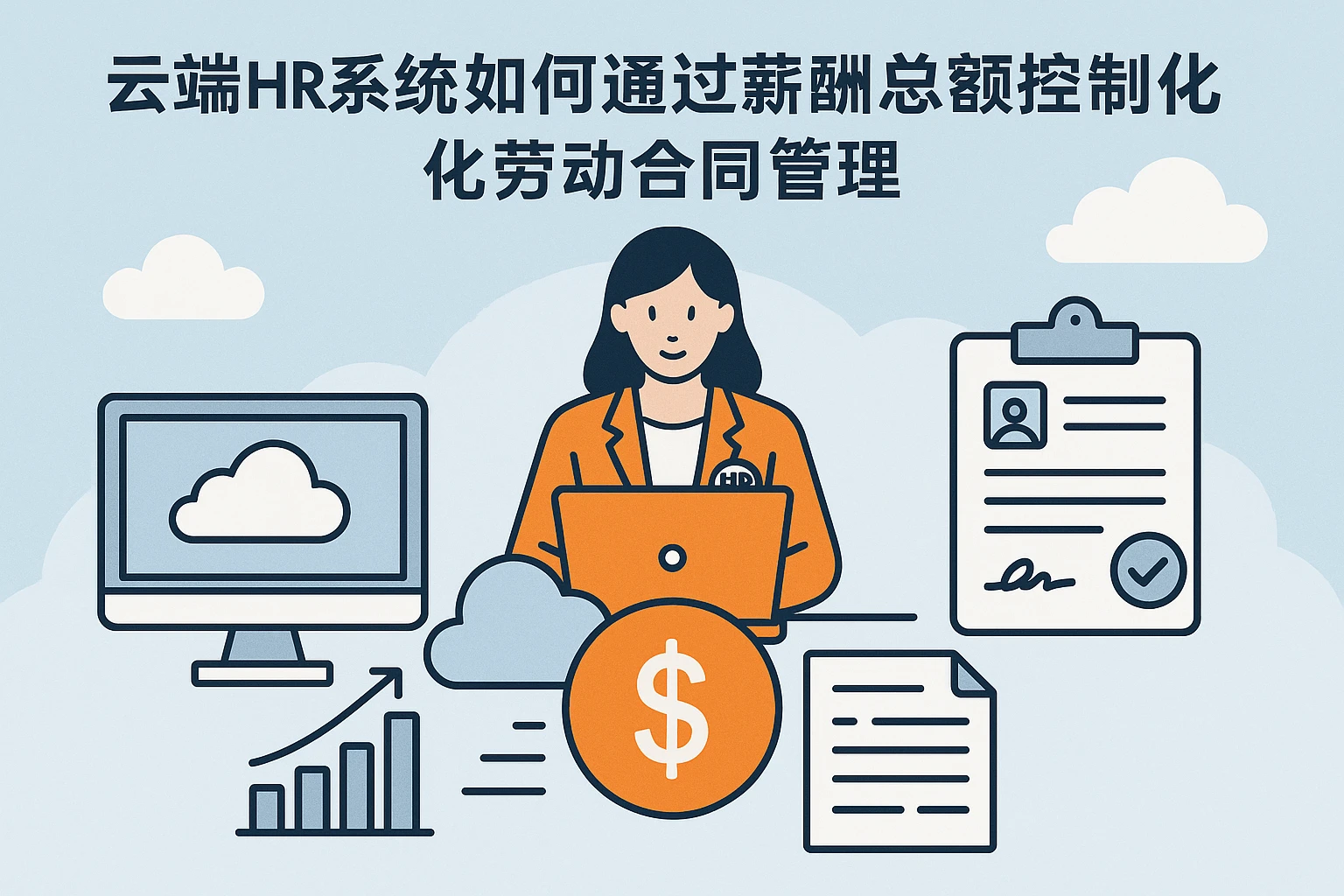 云端HR系统如何通过薪酬总额控制优化劳动合同管理