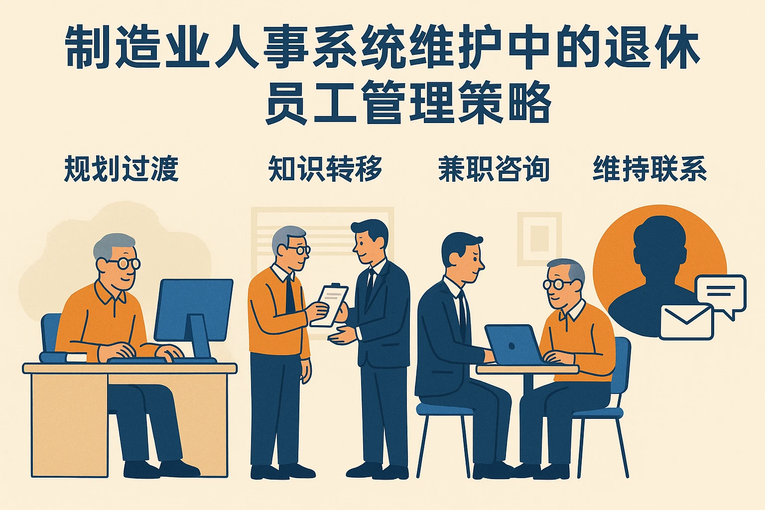 制造业人事系统维护中的退休员工管理策略