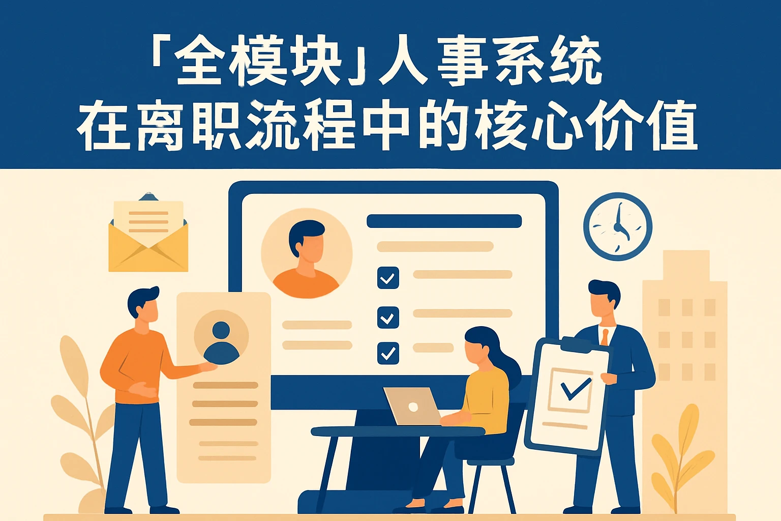 全模块人事系统在离职流程中的核心价值