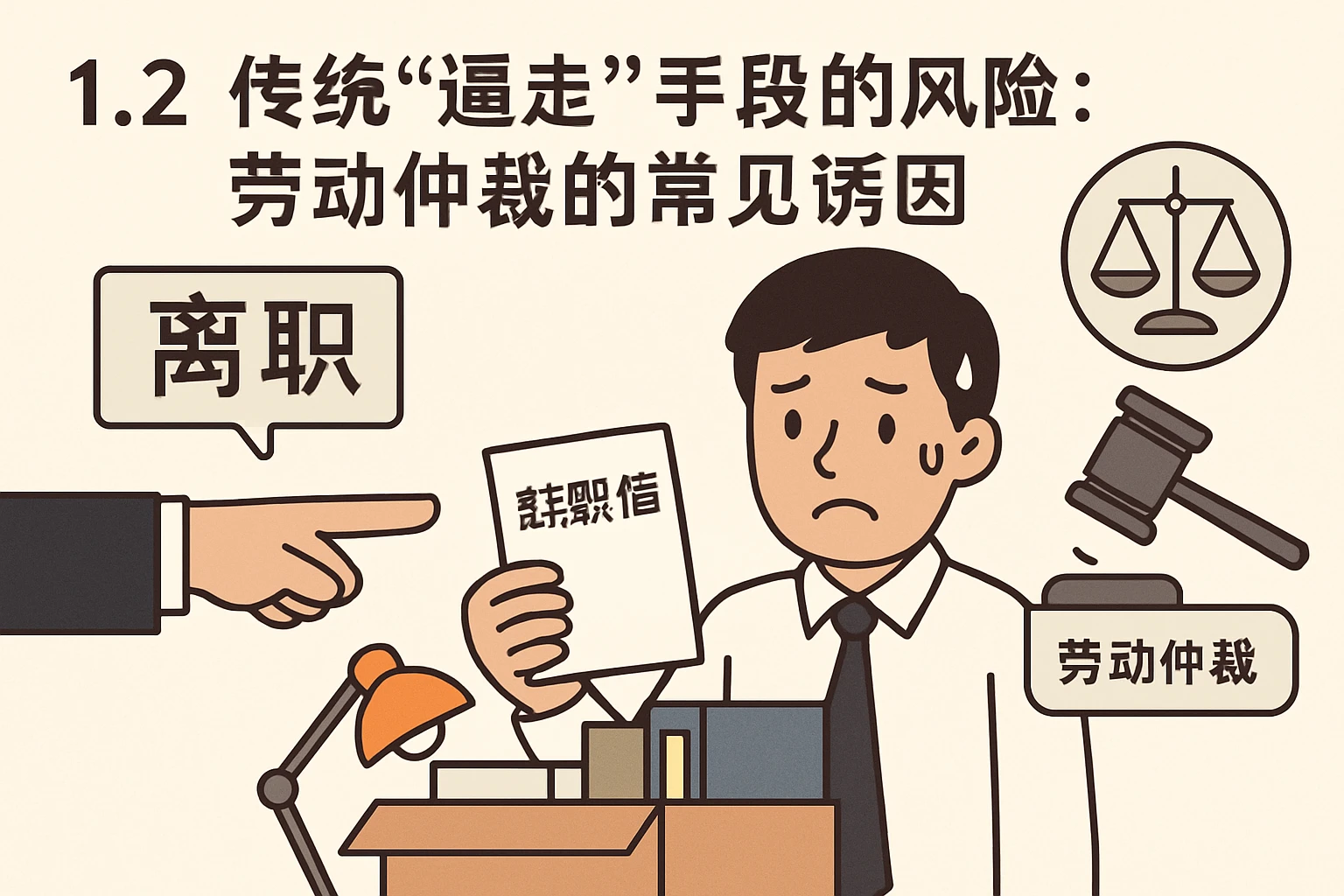 1.2 传统“逼走”手段的风险：劳动仲裁的常见诱因