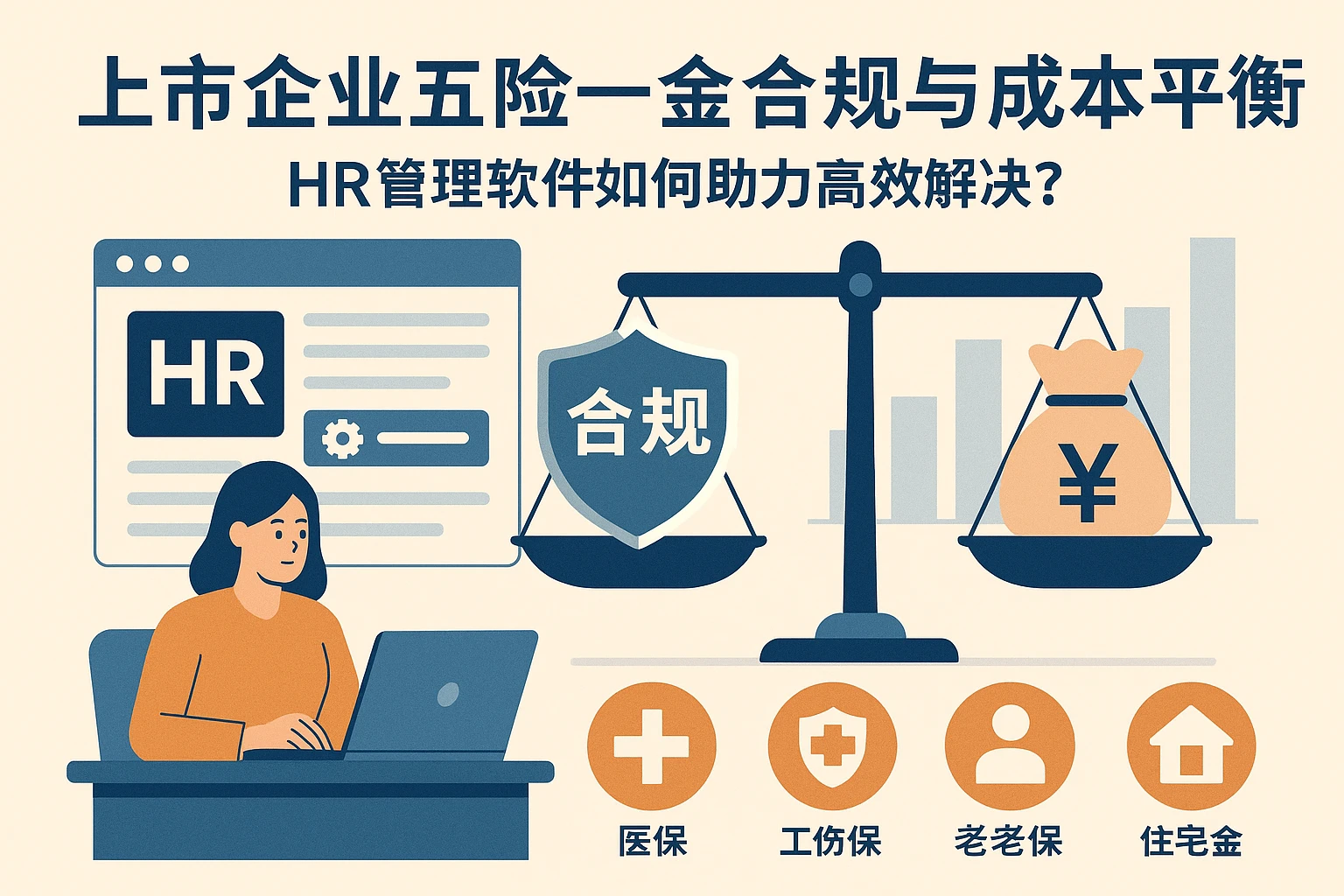 上市企业五险一金合规与成本平衡：HR管理软件如何助力高效解决？