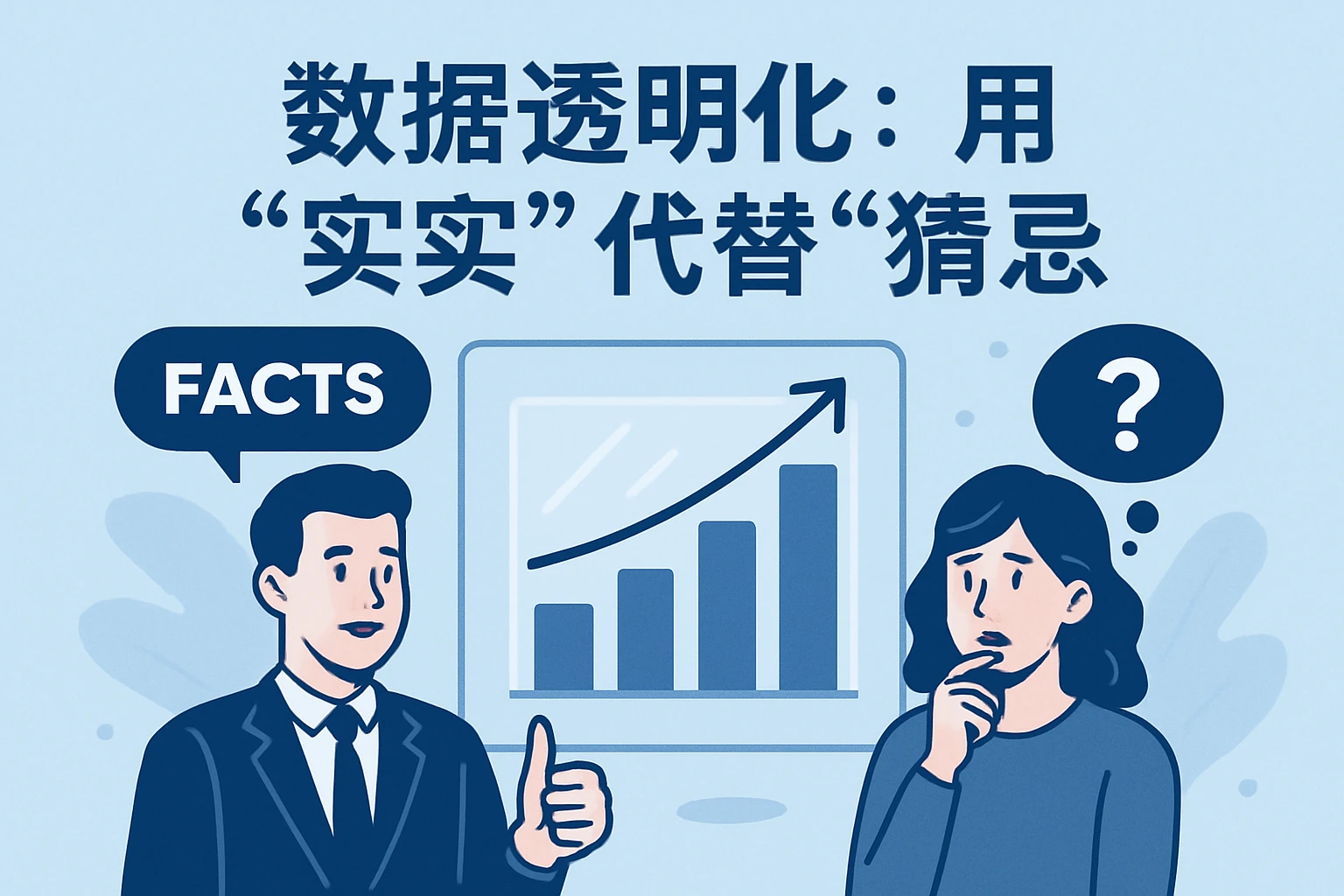 2. 数据透明化：用“事实”代替“猜忌”