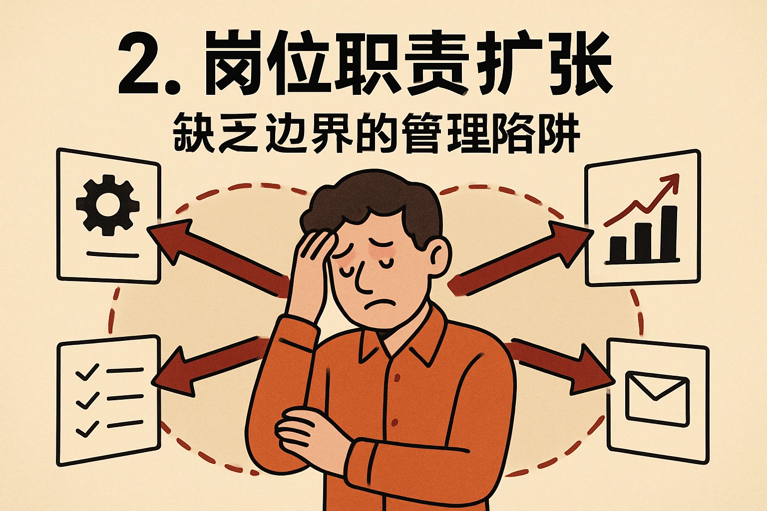 2. 岗位职责扩张:缺乏边界的管理陷阱