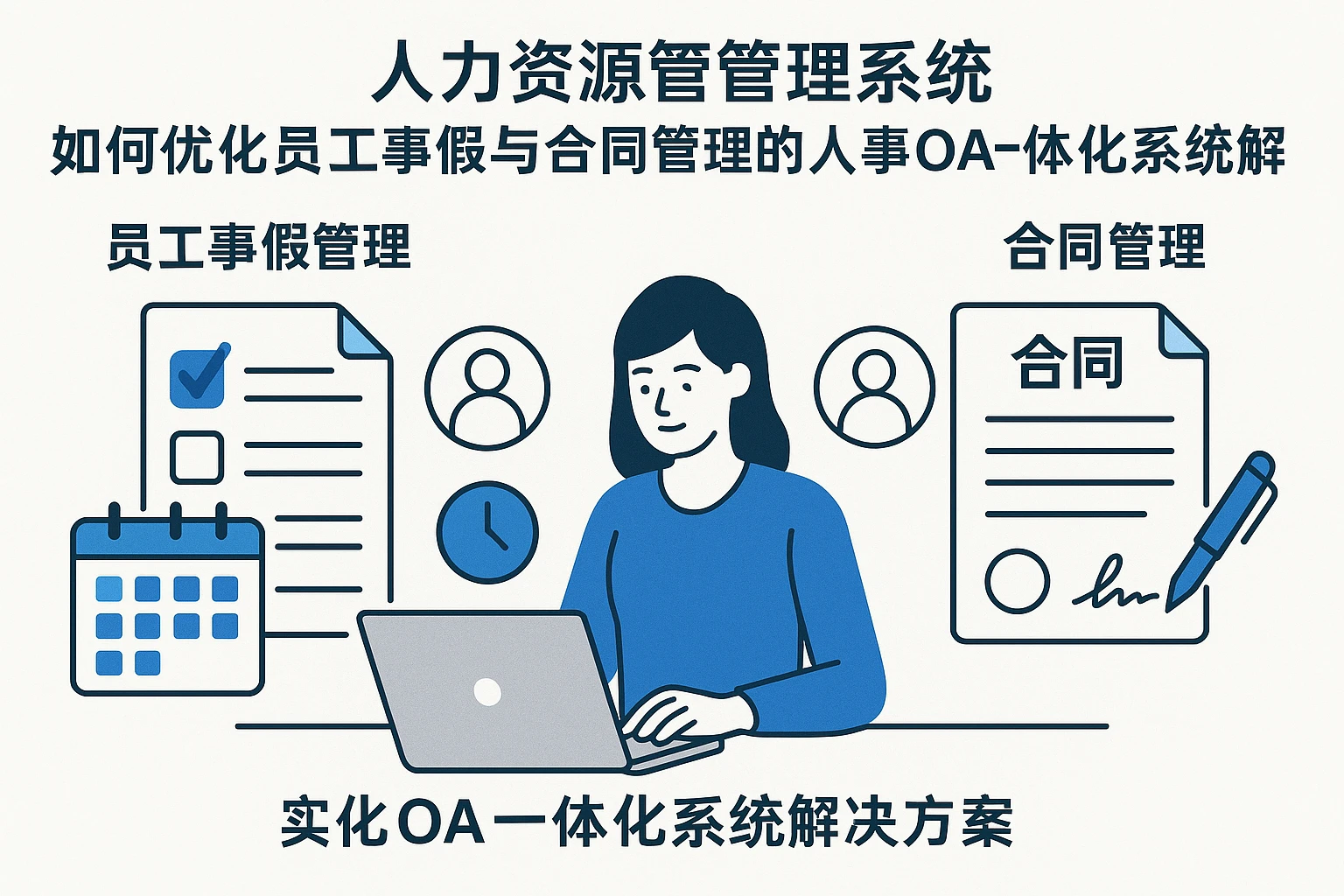 人力资源管理系统如何优化员工事假与合同管理的人事OA一体化系统解决方案