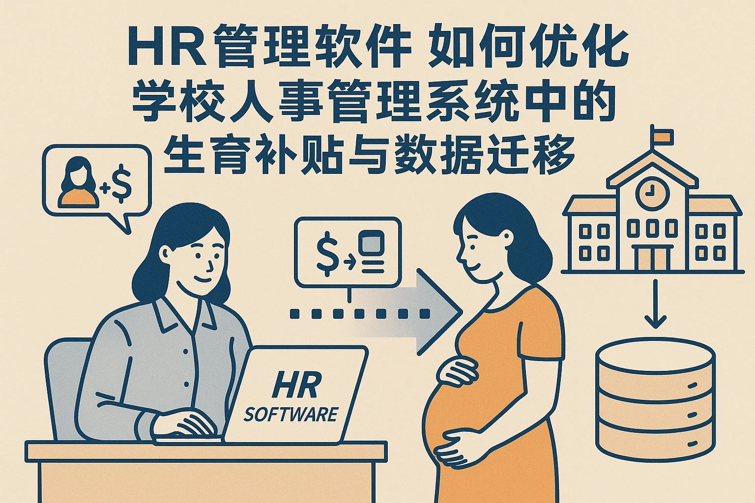HR管理软件如何优化学校人事管理系统中的生育补贴与数据迁移
