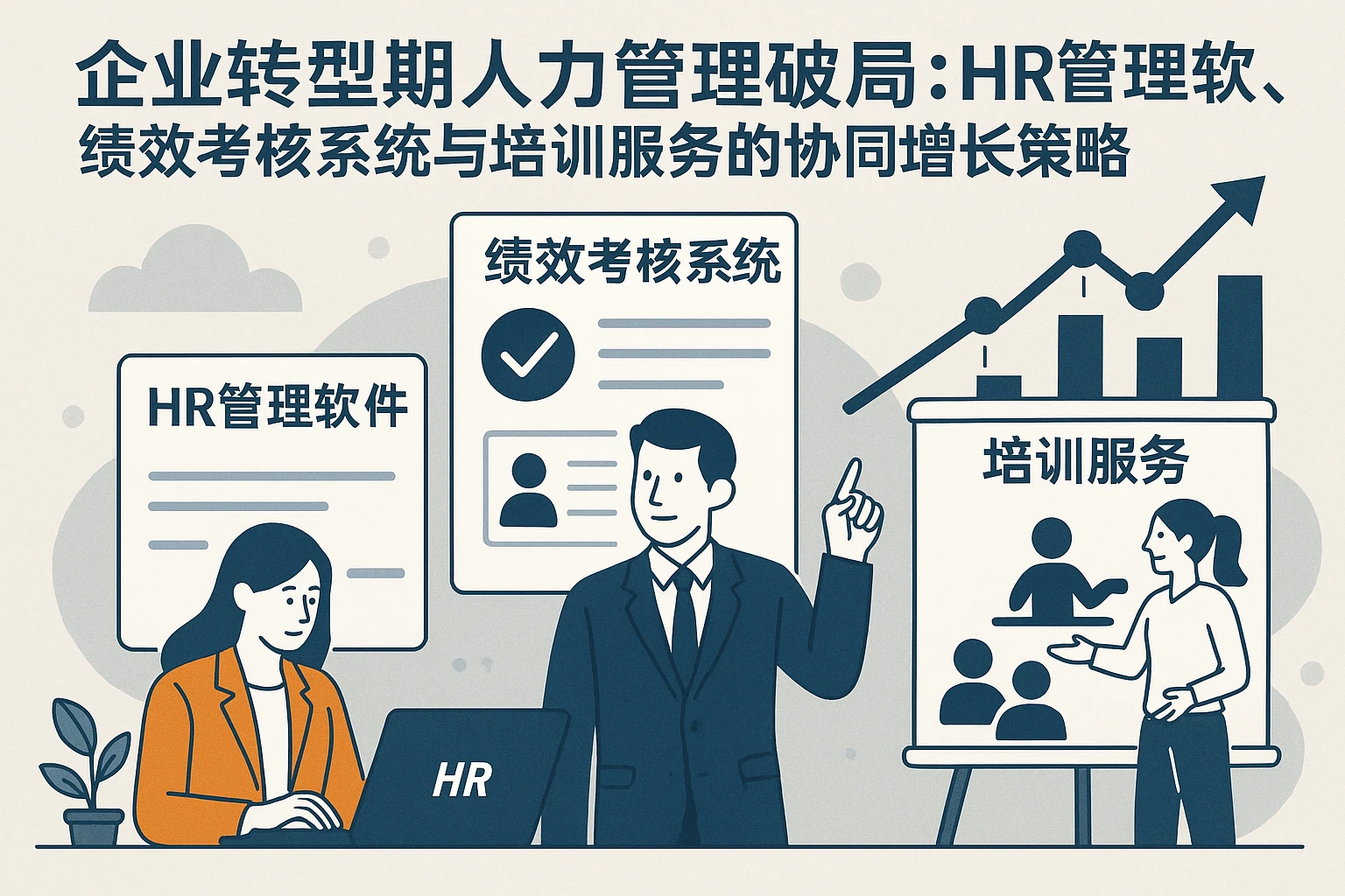 企业转型期人力管理破局：HR管理软件、绩效考核系统与培训服务的协同增长策略