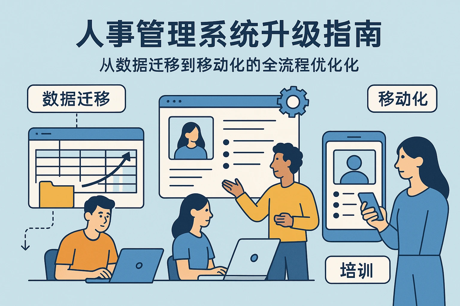 人事管理系统升级指南：从数据迁移到移动化的全流程优化