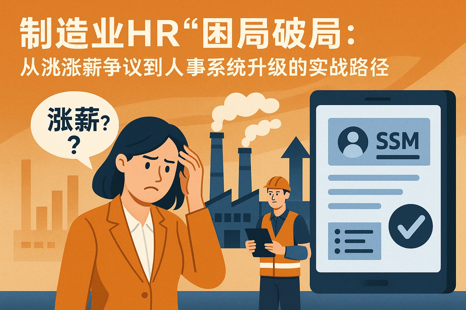 制造业HR困局破局:从涨薪争议到人事系统升级的实战路径