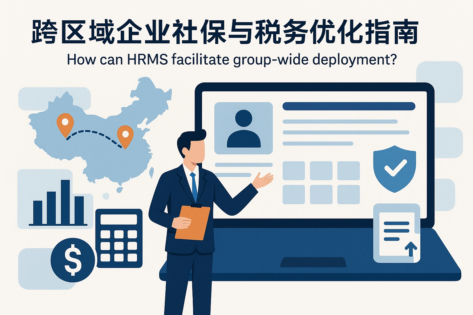 跨区域企业社保与税务优化指南:人事管理系统如何助力集团化布局?