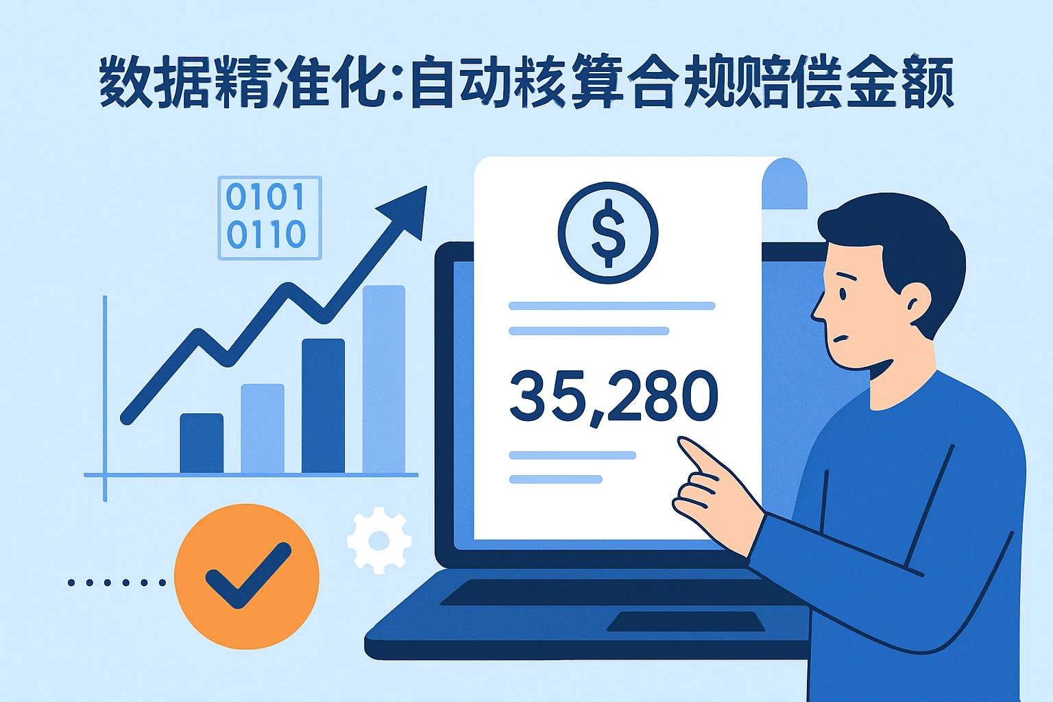 2. 数据精准化：自动核算合规赔偿金额