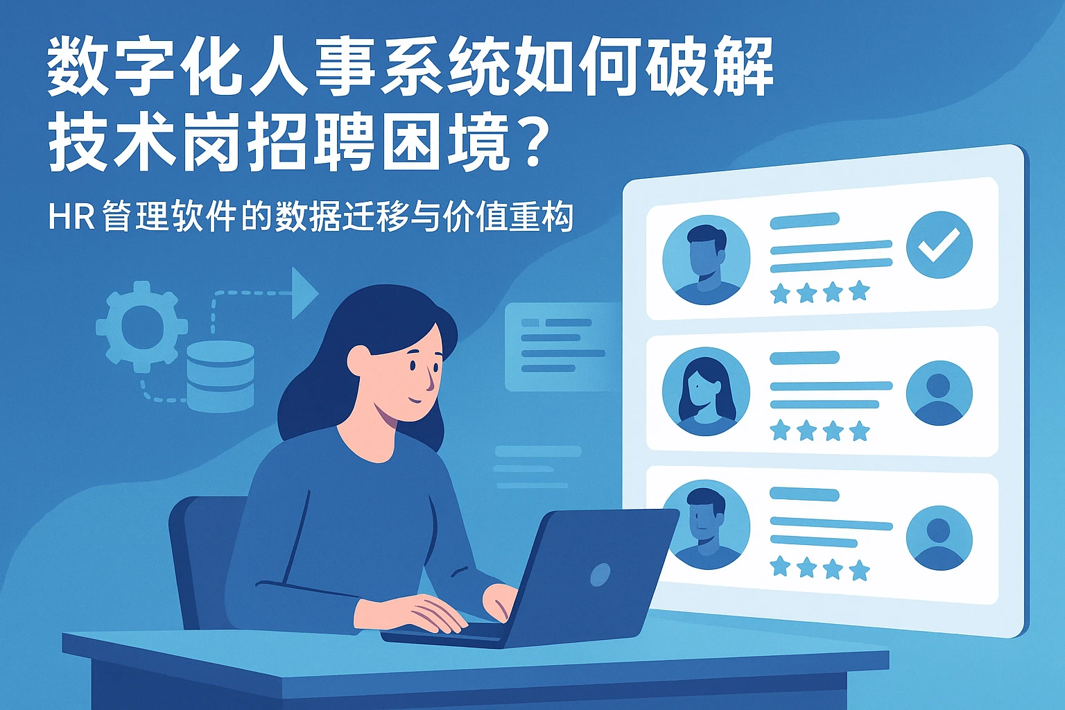 数字化人事系统如何破解技术岗招聘困境？HR管理软件的数据迁移与价值重构