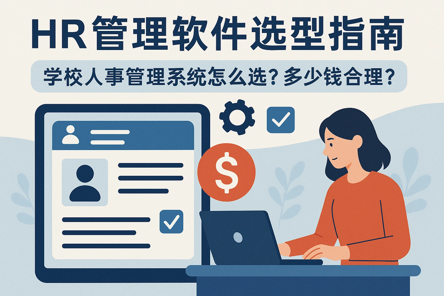 HR管理软件选型指南：学校人事管理系统怎么选？多少钱合理？