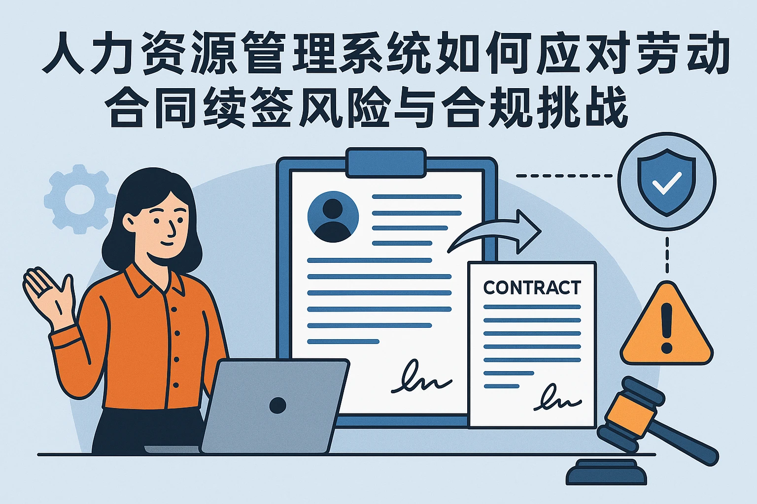 人力资源管理系统如何应对劳动合同续签风险与合规挑战