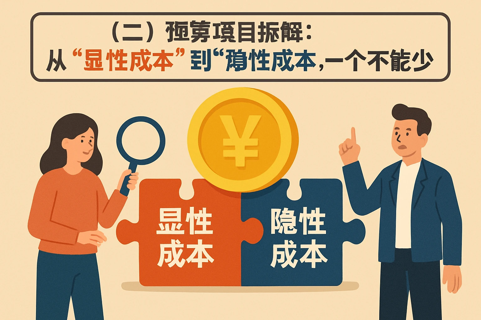（二）预算项目拆解：从“显性成本”到“隐性成本”，一个都不能少
