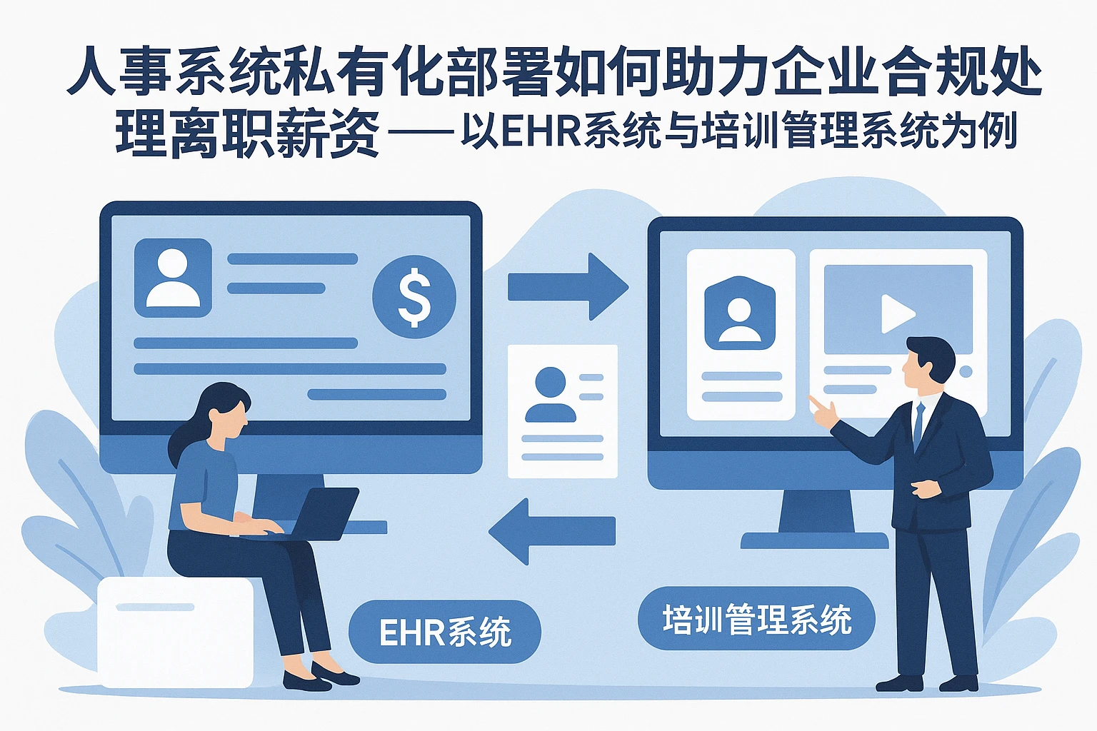 人事系统私有化部署如何助力企业合规处理离职薪资——以EHR系统与培训管理系统为例