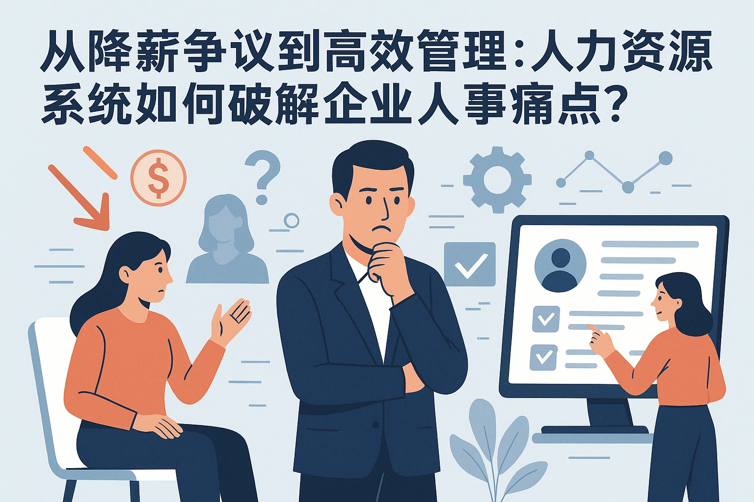 从降薪争议到高效管理：人力资源系统如何破解企业人事痛点？