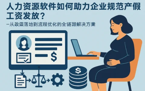 人力资源软件如何助力企业规范产假工资发放？——从政策落地到流程优化的全链路解决方案