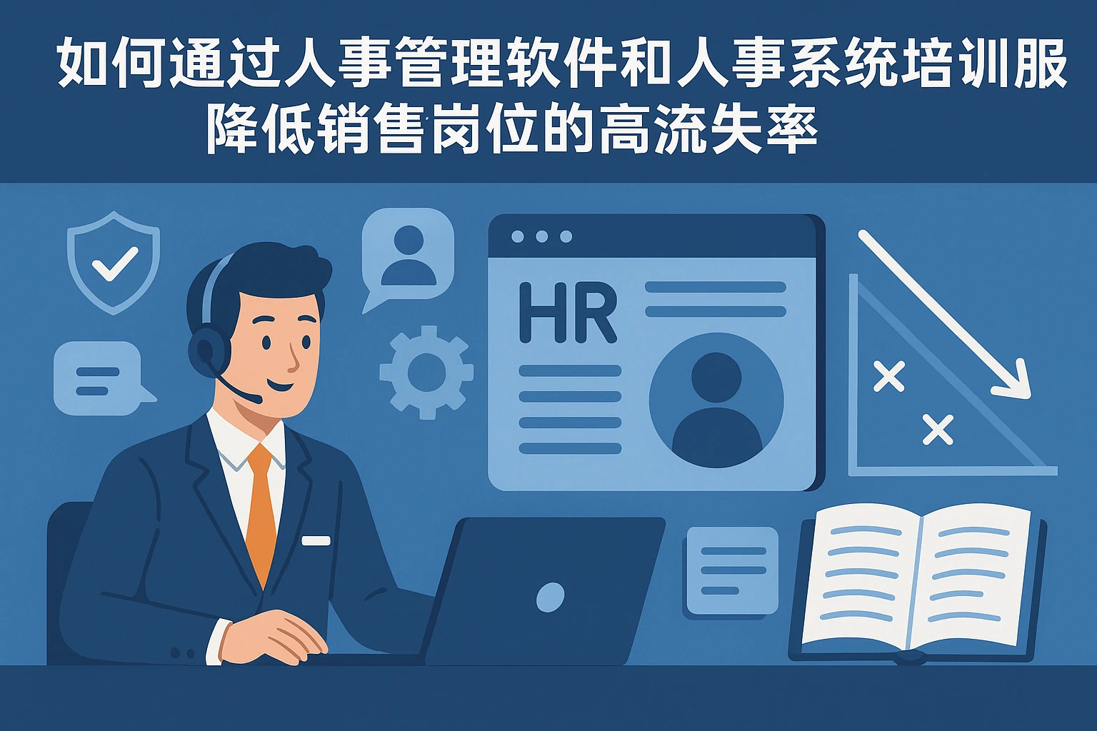 如何通过人事管理软件和人事系统培训服务降低销售岗位的高流失率