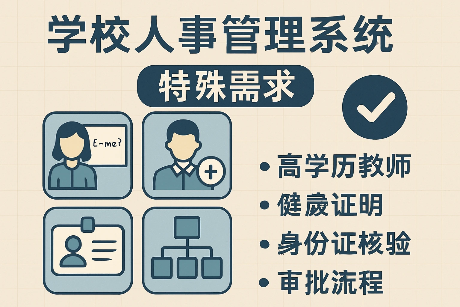 学校人事管理系统的特殊需求