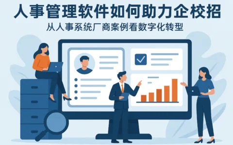 人事管理软件如何助力企业校招：从人事系统厂商案例看数字化转型