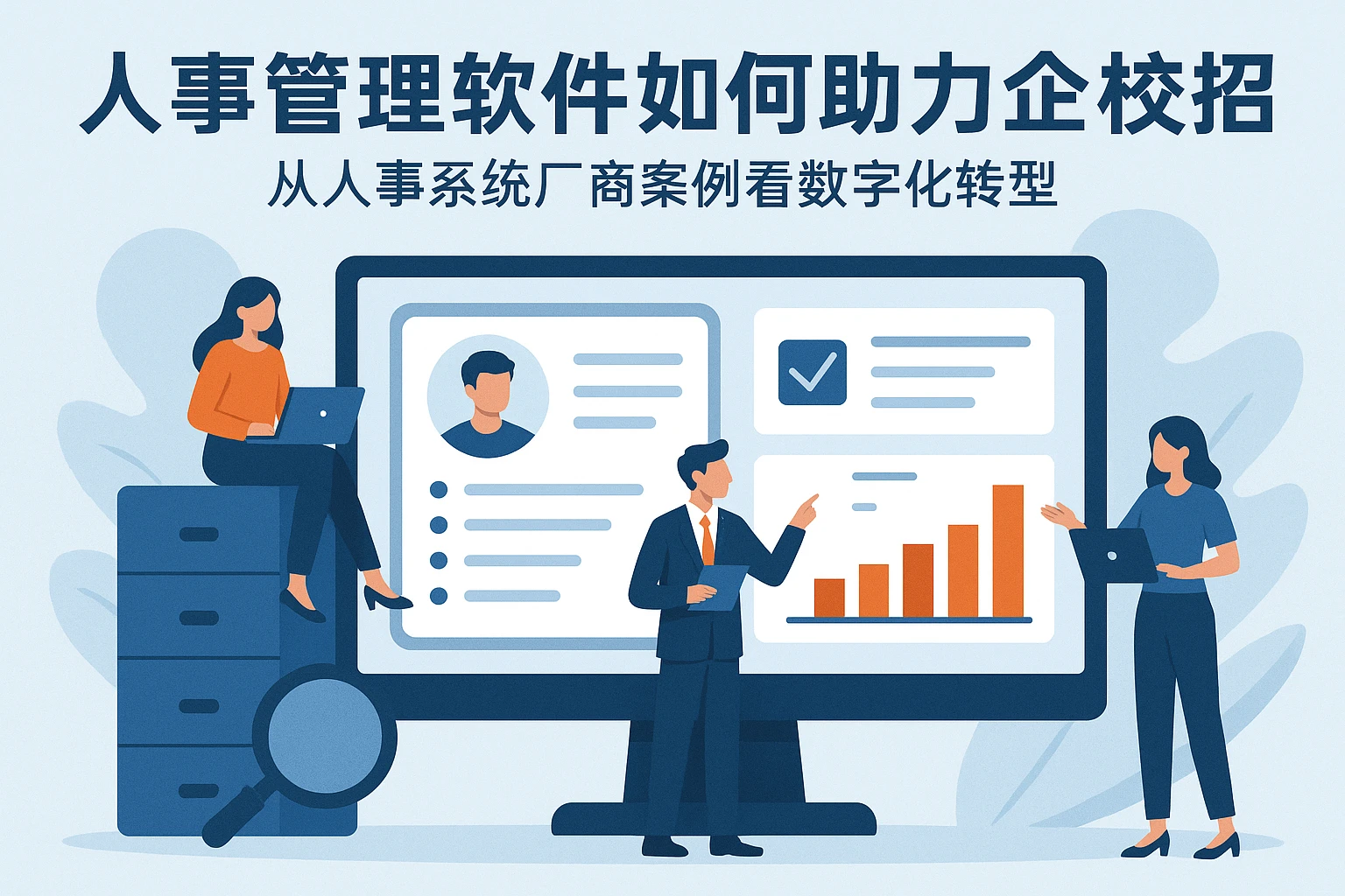 人事管理软件如何助力企业校招：从人事系统厂商案例看数字化转型