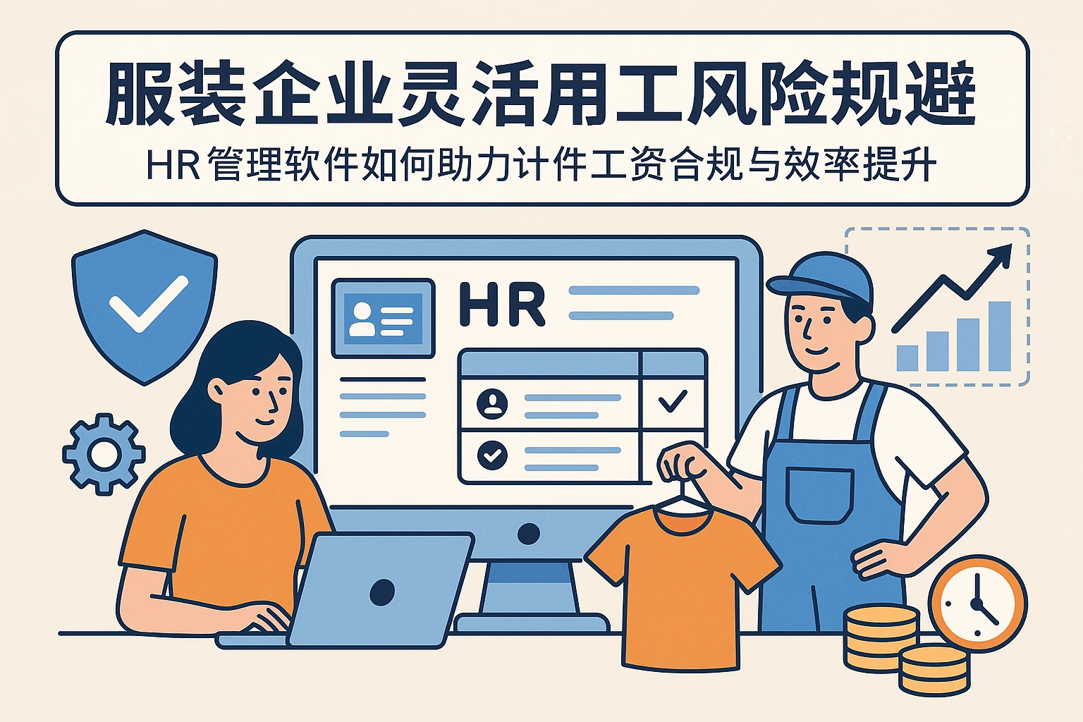 服装企业灵活用工风险规避：HR管理软件如何助力计件工资合规与效率提升