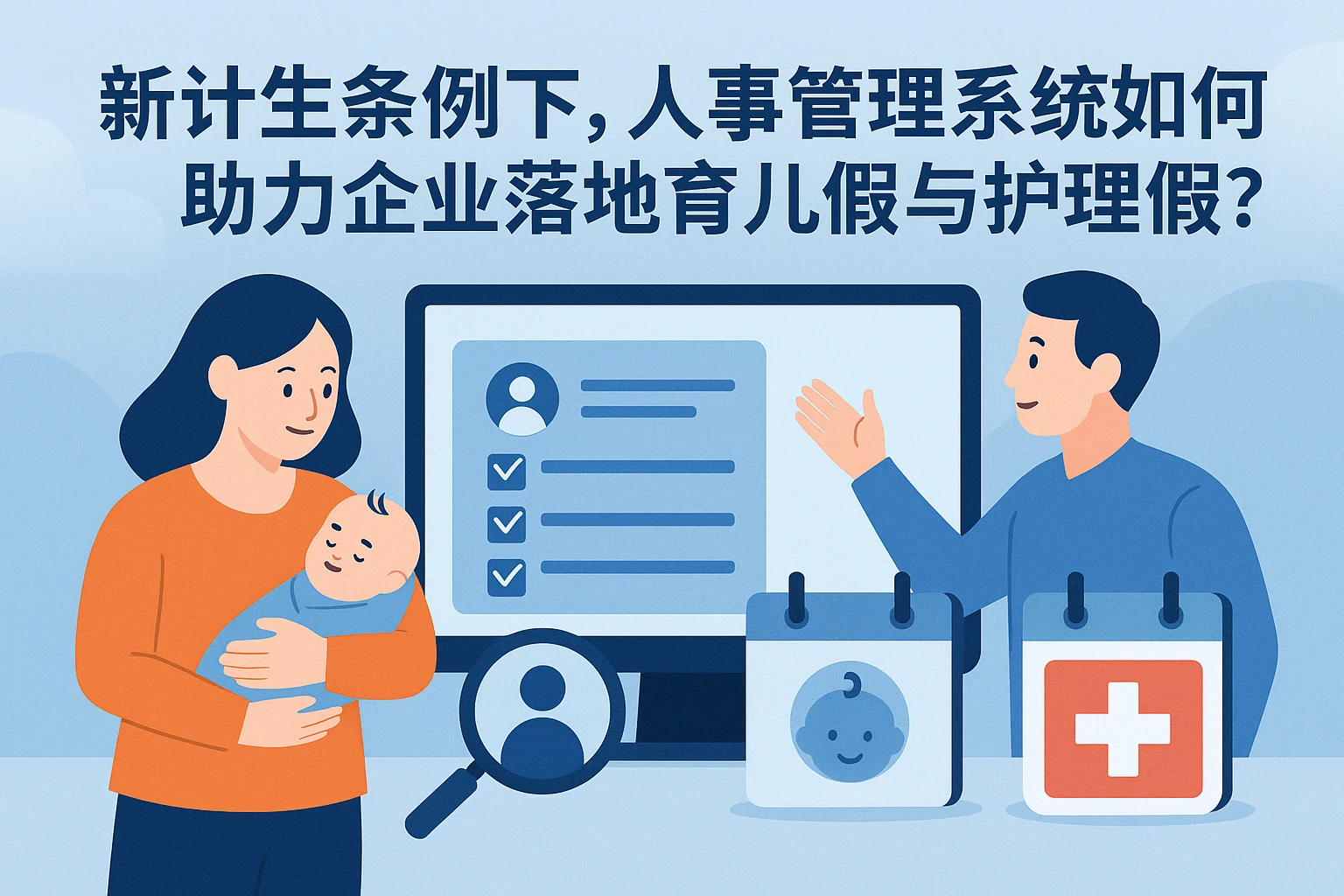 新计生条例下，人事管理系统如何助力企业落地育儿假与护理假？