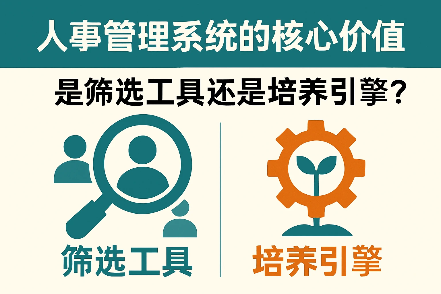 人事管理系统的核心价值:是筛选工具还是培养引擎?