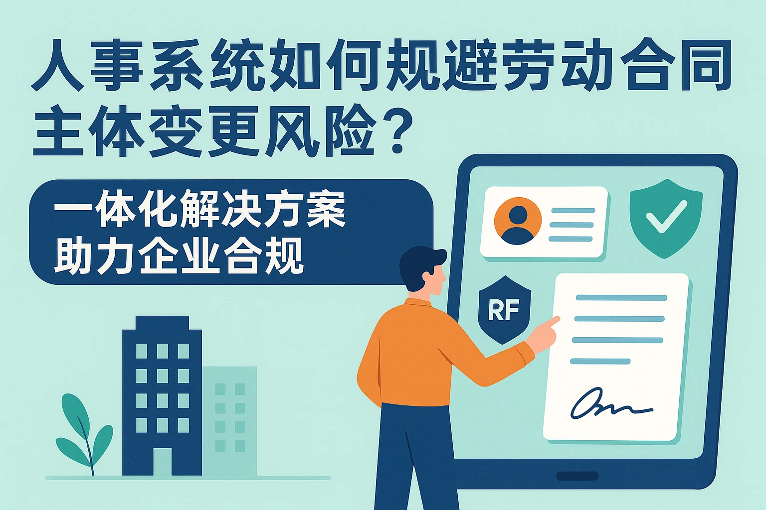 人事系统如何规避劳动合同主体变更风险?一体化解决方案助力企业合规
