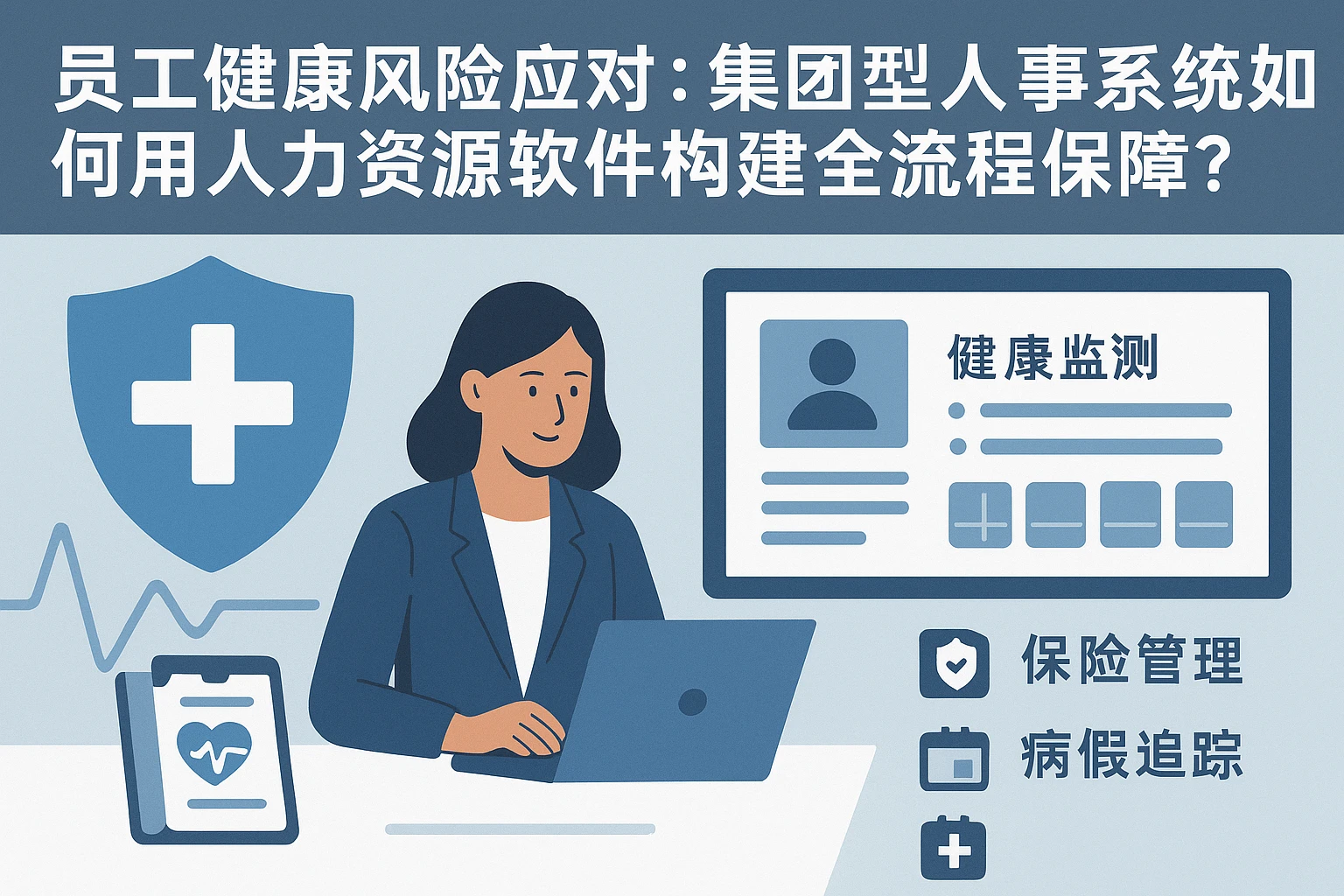 员工健康风险应对:集团型人事系统如何用人力资源软件构建全流程保障?