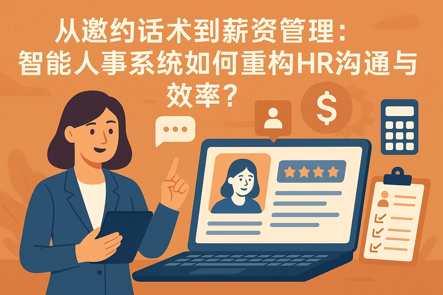 从邀约话术到薪资管理：智能人事系统如何重构HR沟通与效率？