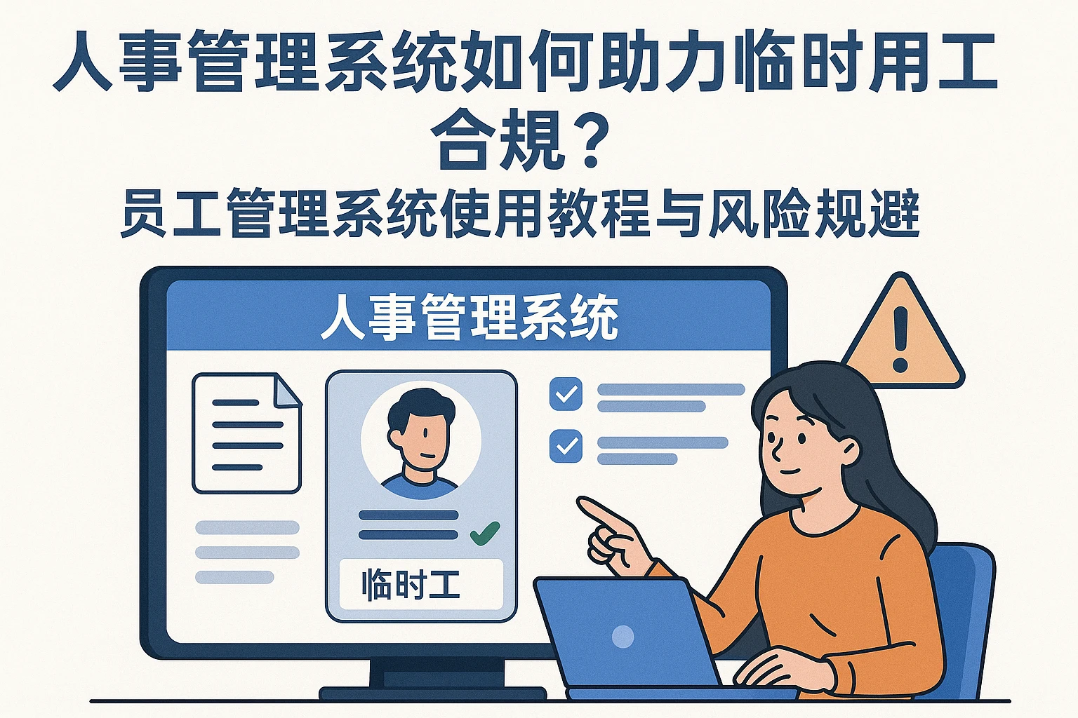 人事管理系统如何助力临时用工合规？员工管理系统使用教程与风险规避
