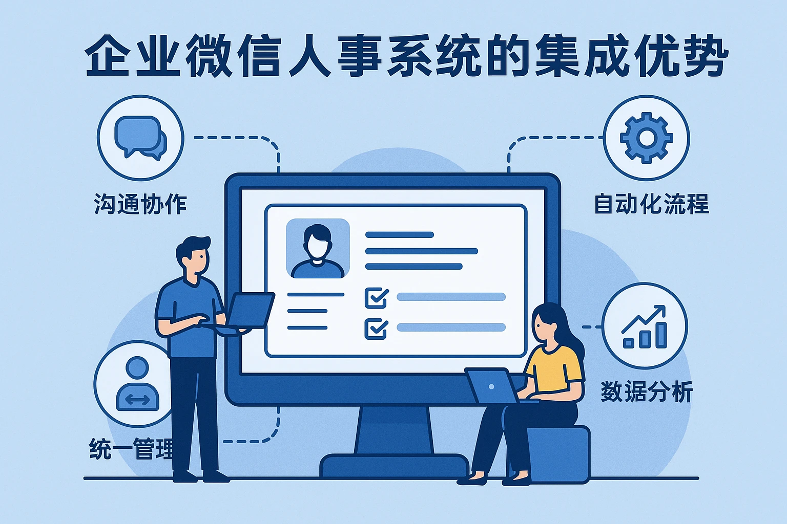 企业微信人事系统的集成优势