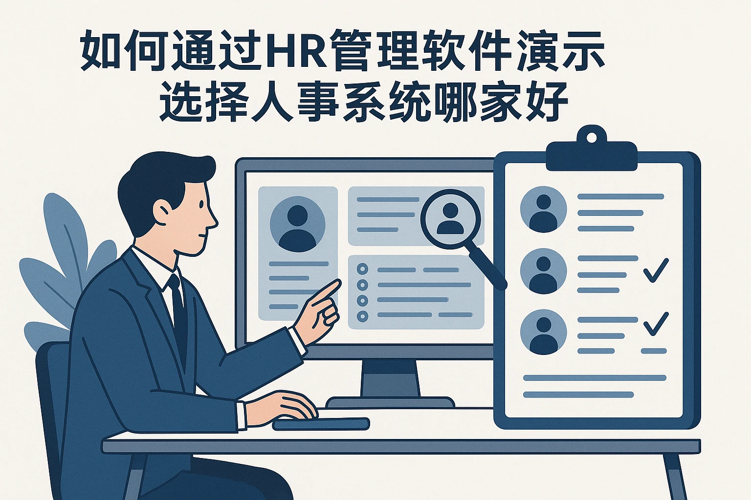 如何通过HR管理软件演示选择人事系统哪家好