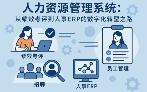 人力资源管理系统：从绩效考评到人事ERP的数字化转型之路