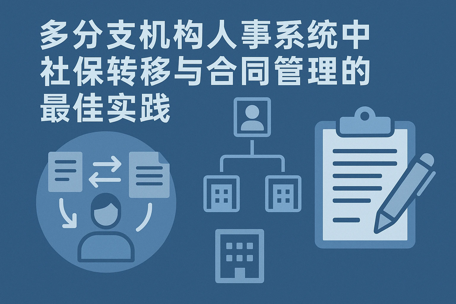 多分支机构人事系统中社保转移与合同管理的最佳实践