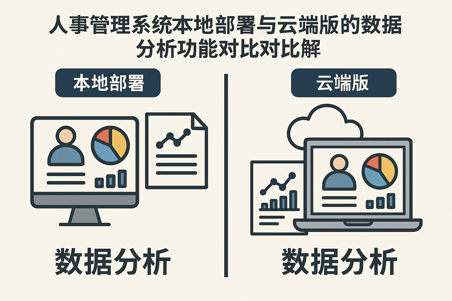 人事管理系统本地部署与云端版的数据分析功能对比解析