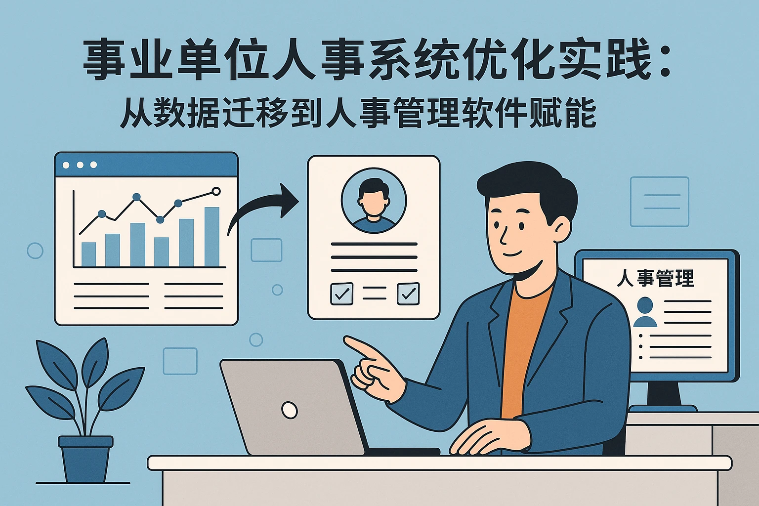 事业单位人事系统优化实践:从数据迁移到人事管理软件赋能