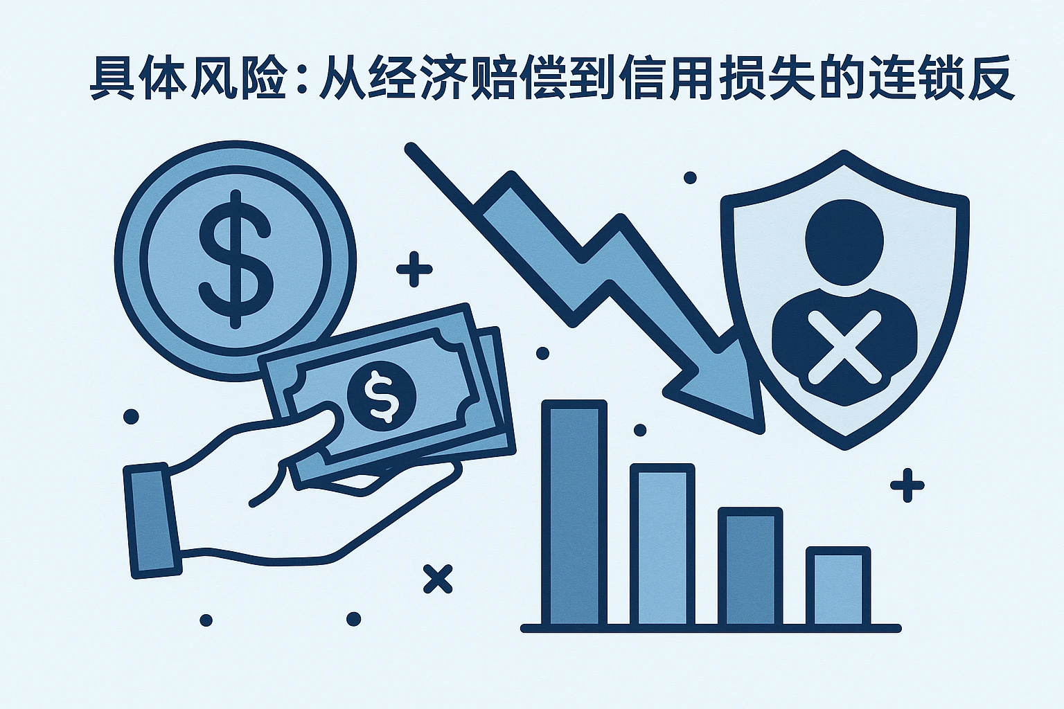2. 具体风险:从经济赔偿到信用损失的连锁反应