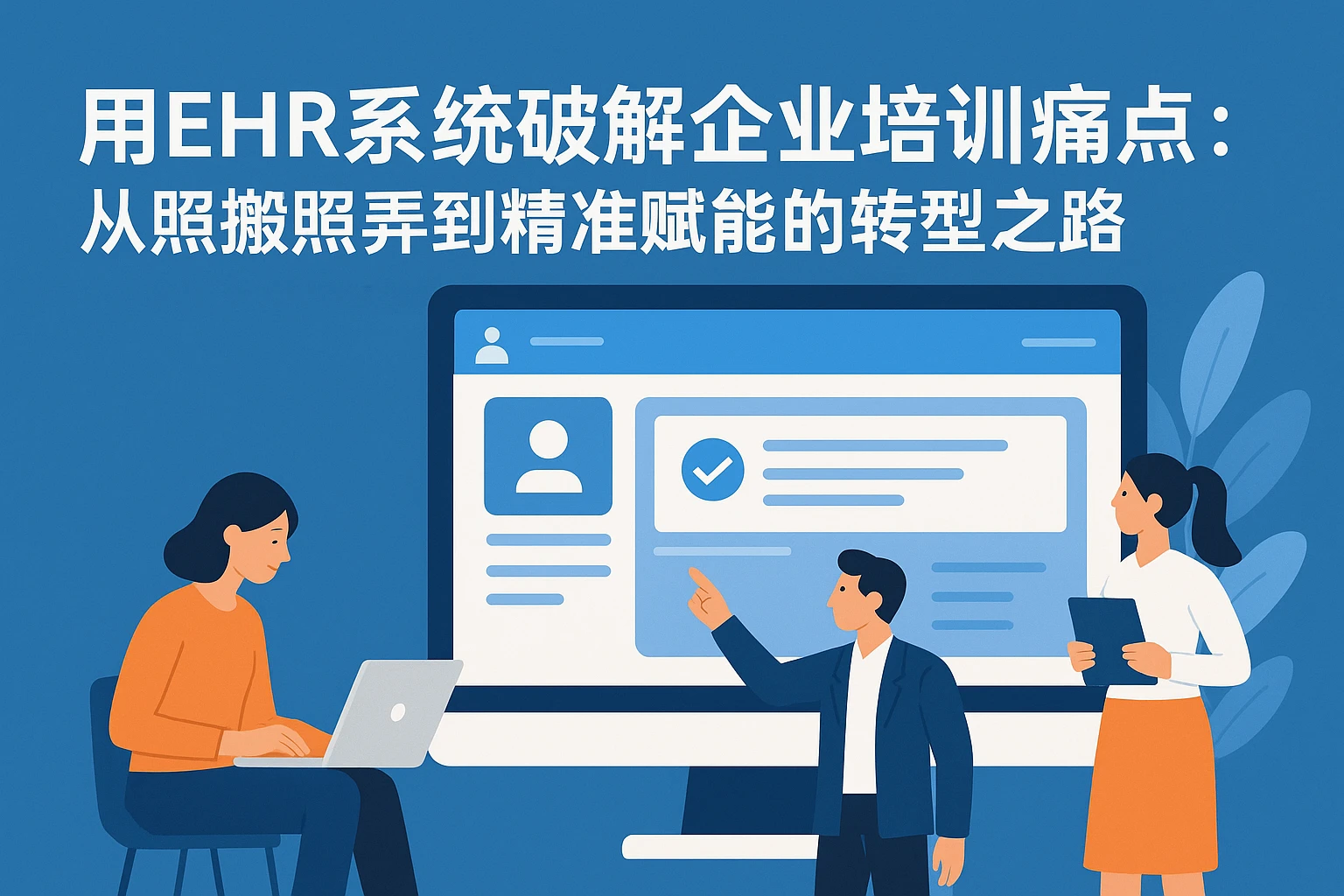 用EHR系统破解企业培训痛点：从照搬照弄到精准赋能的转型之路