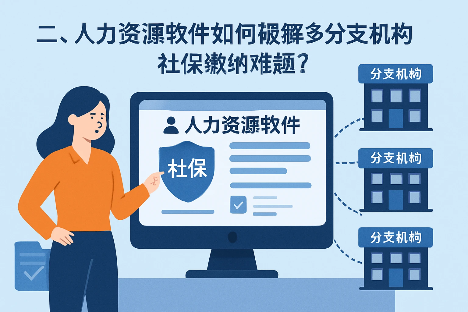 二、人力资源软件如何破解多分支机构社保缴纳难题?