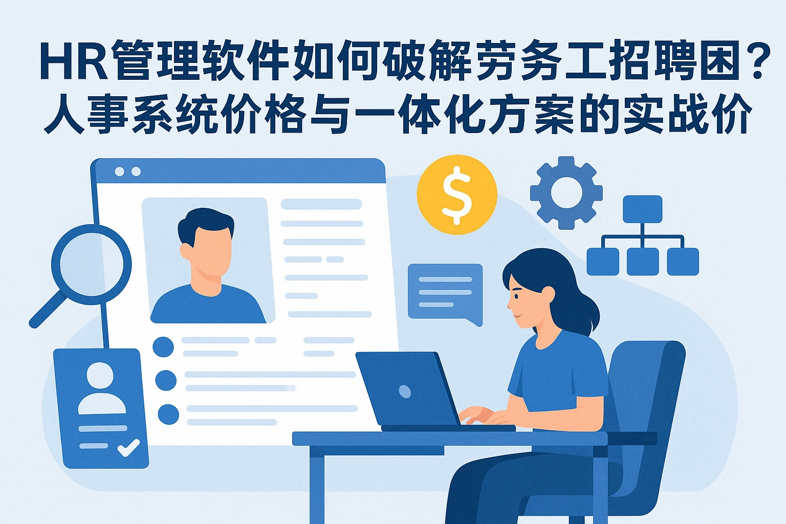 HR管理软件如何破解劳务工招聘困局？人事系统价格与一体化方案的实战价值