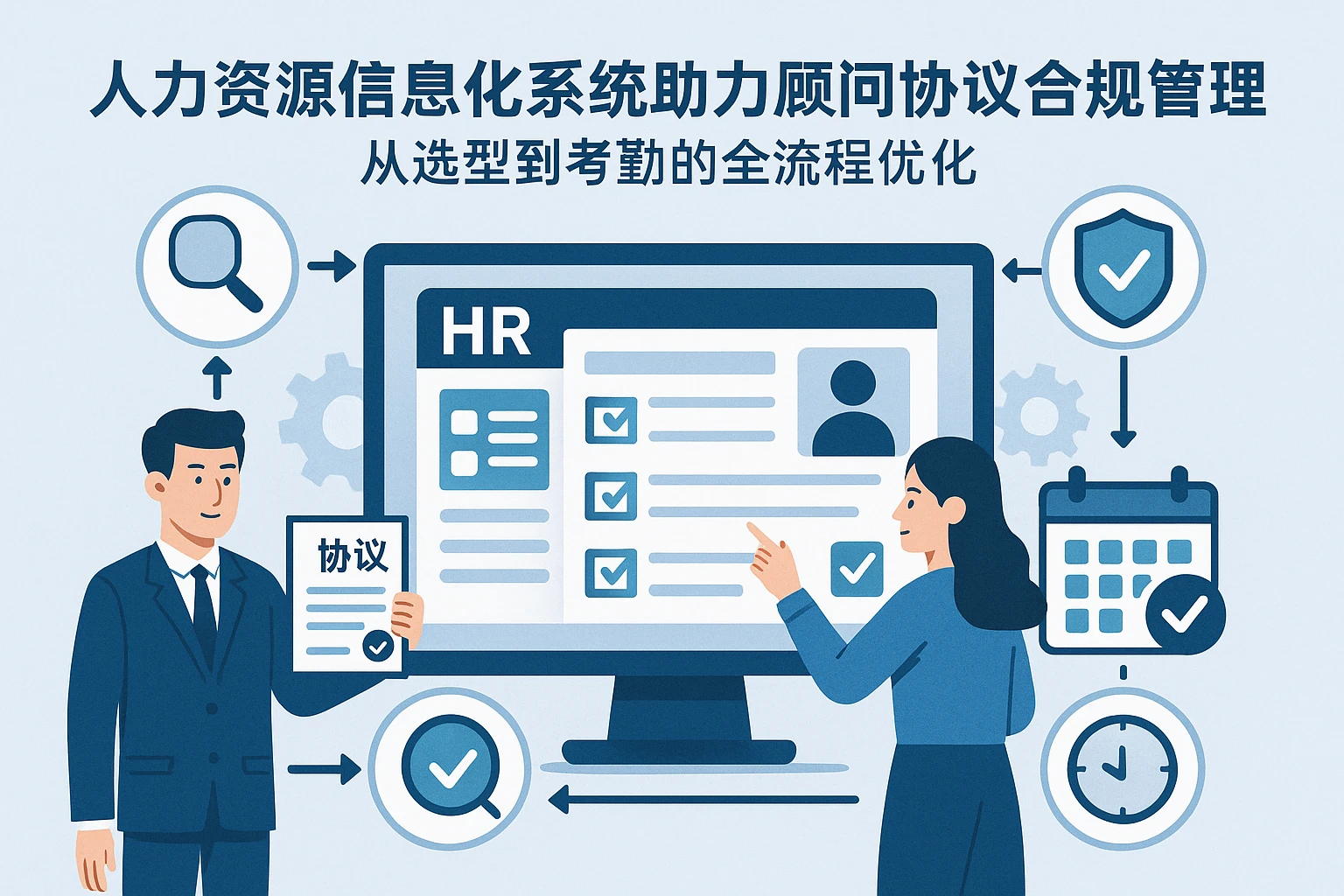 人力资源信息化系统助力顾问协议合规管理：从选型到考勤的全流程优化