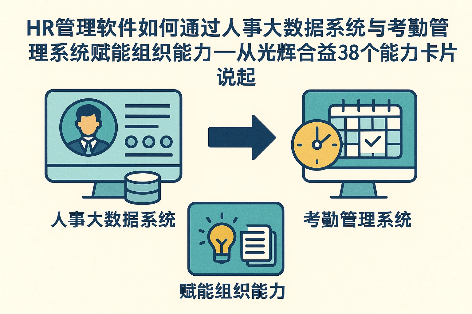 HR管理软件如何通过人事大数据系统与考勤管理系统赋能组织能力——从光辉合益38个能力卡片说起