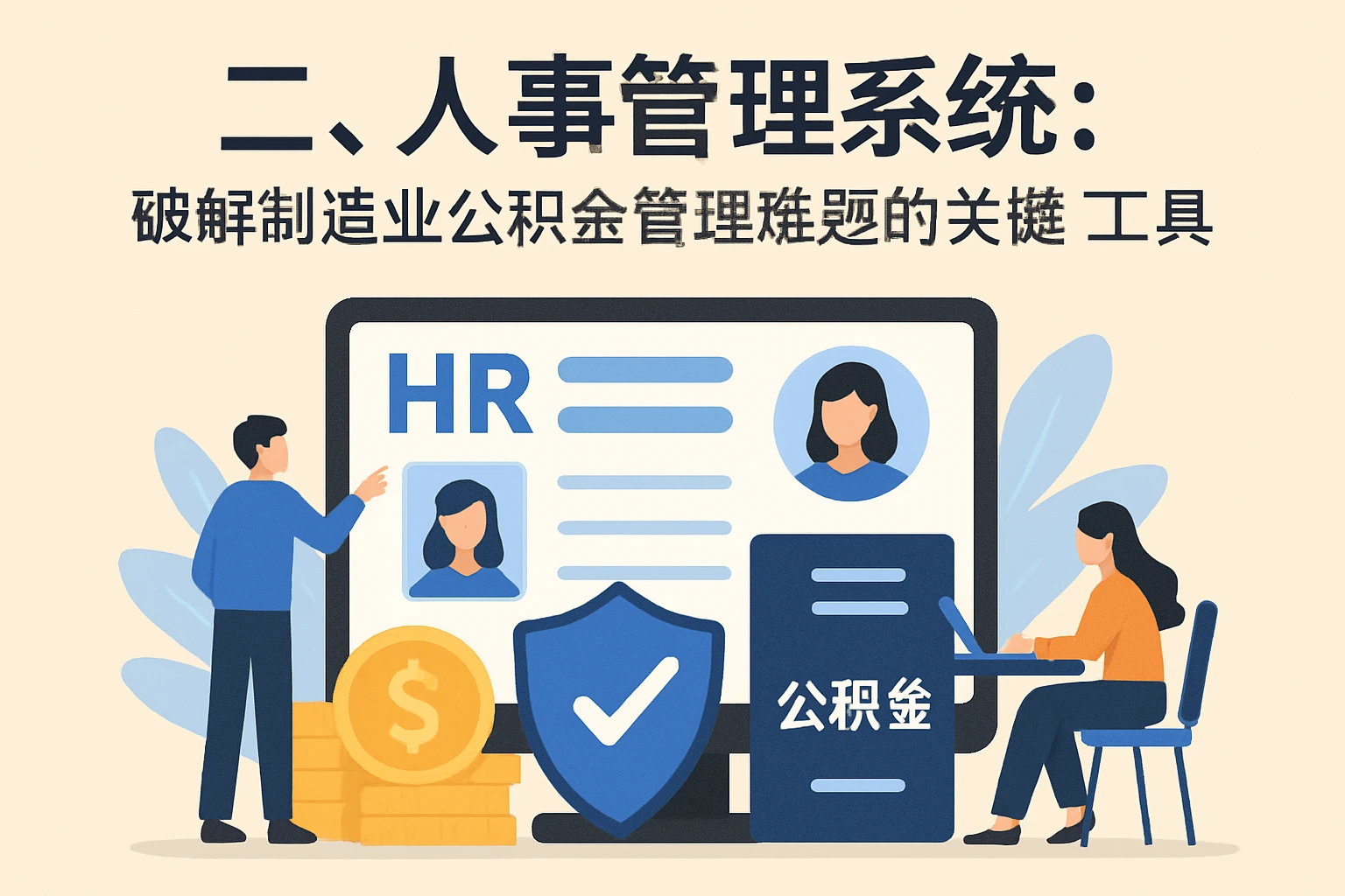 二、人事管理系统：破解制造业公积金管理难题的关键工具