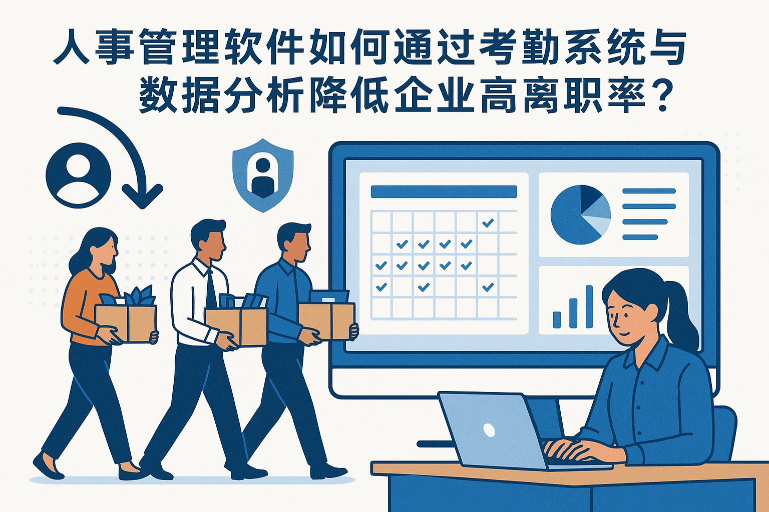 人事管理软件如何通过考勤系统与数据分析降低企业高离职率？